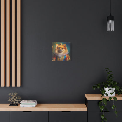 Pomeranian  Renaissance  Pet Portrait - Canvas - dog art, dog portait, wall art, wall print