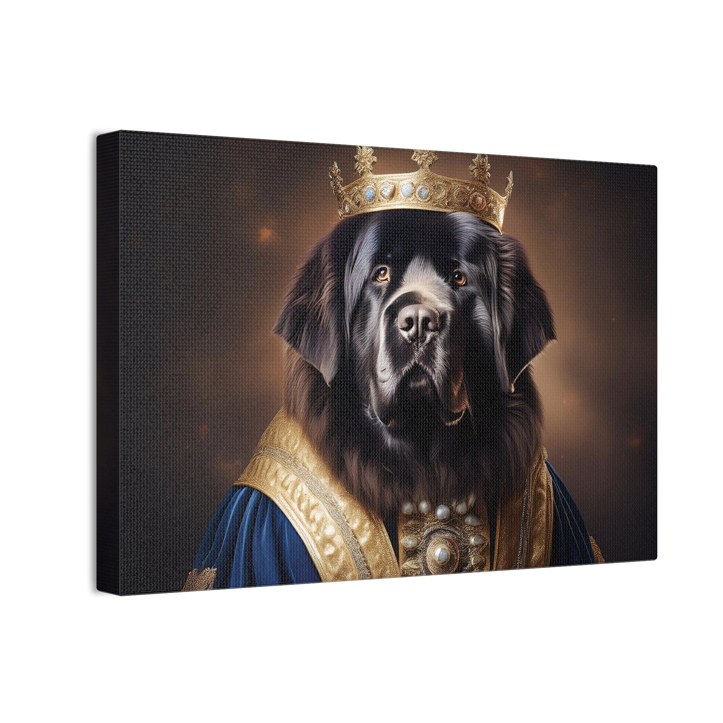 Newfoundland Renaissance Pet Portrait on Canvas | wall art | wall print
