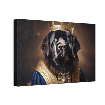 Newfoundland Renaissance Pet Portrait on Canvas | wall art | wall print