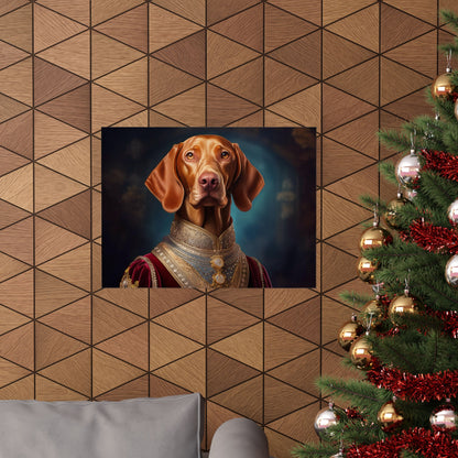 Vizsla Renaissance Pet Portrait Print,  Art Print, Wall Decor,  Animal Print, Dog Wall Art, Wall print, wall art, dog art