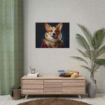 Pembroke Welsh Corgi Renaissance Pet Portrait Print | Wall Art | Wall Print | Dog Art