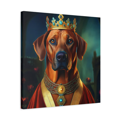 Rhodesian Ridgeback Renaissance Pet Portrait  on Canvas, wall art, wall print, dog portrait, dog art