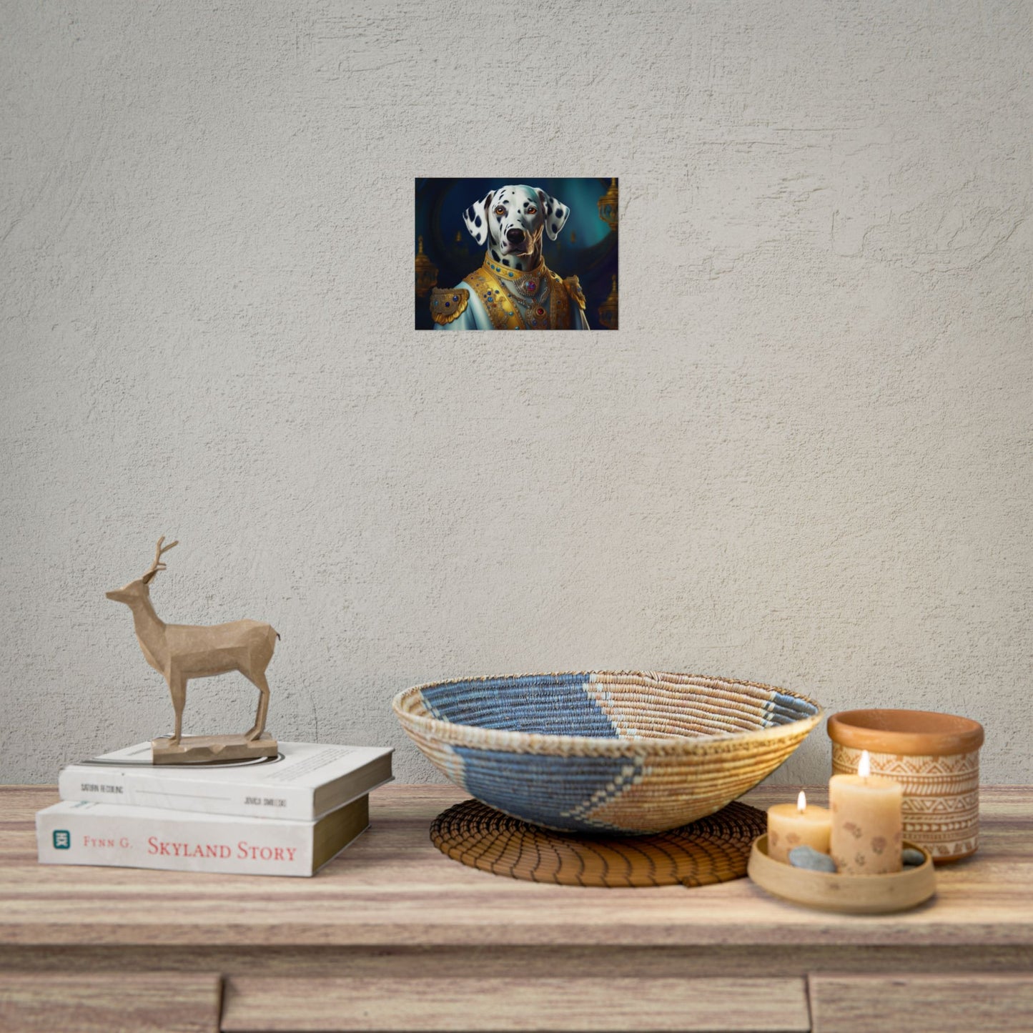 Dalmation Dog Renaissance Pet Portrait Wall Print | Art Print | Wall Art | Dog Art
