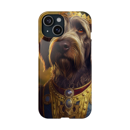 Wirehaired Pointing Griffon Renassaince Dog Portrait Slim Phone Case