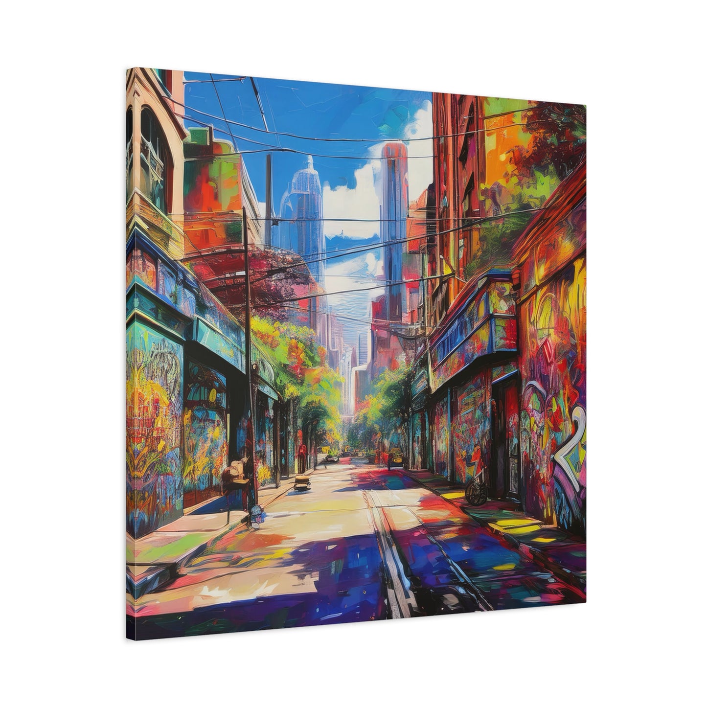 Melbourne Street Graffiti Australia on Canvas | Style 2 | Wall Art | Wall Print