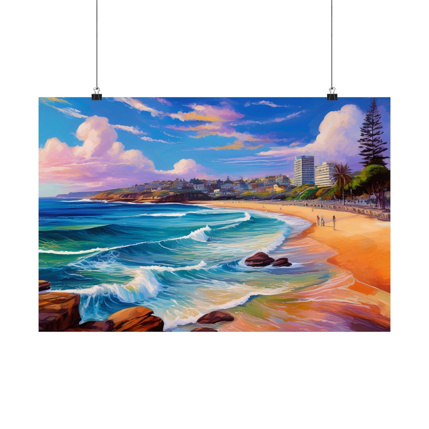 Coogee Beach Australia Coastal Print | Style 1 | Wall Art | Wall Print