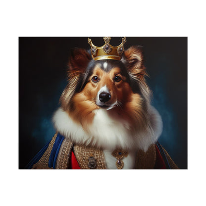 Shetland Sheepdog Renaissance Dog Portrait Art Print, Wall Decor Gift, Animal Lover Home Decor, Dog Wall Art
