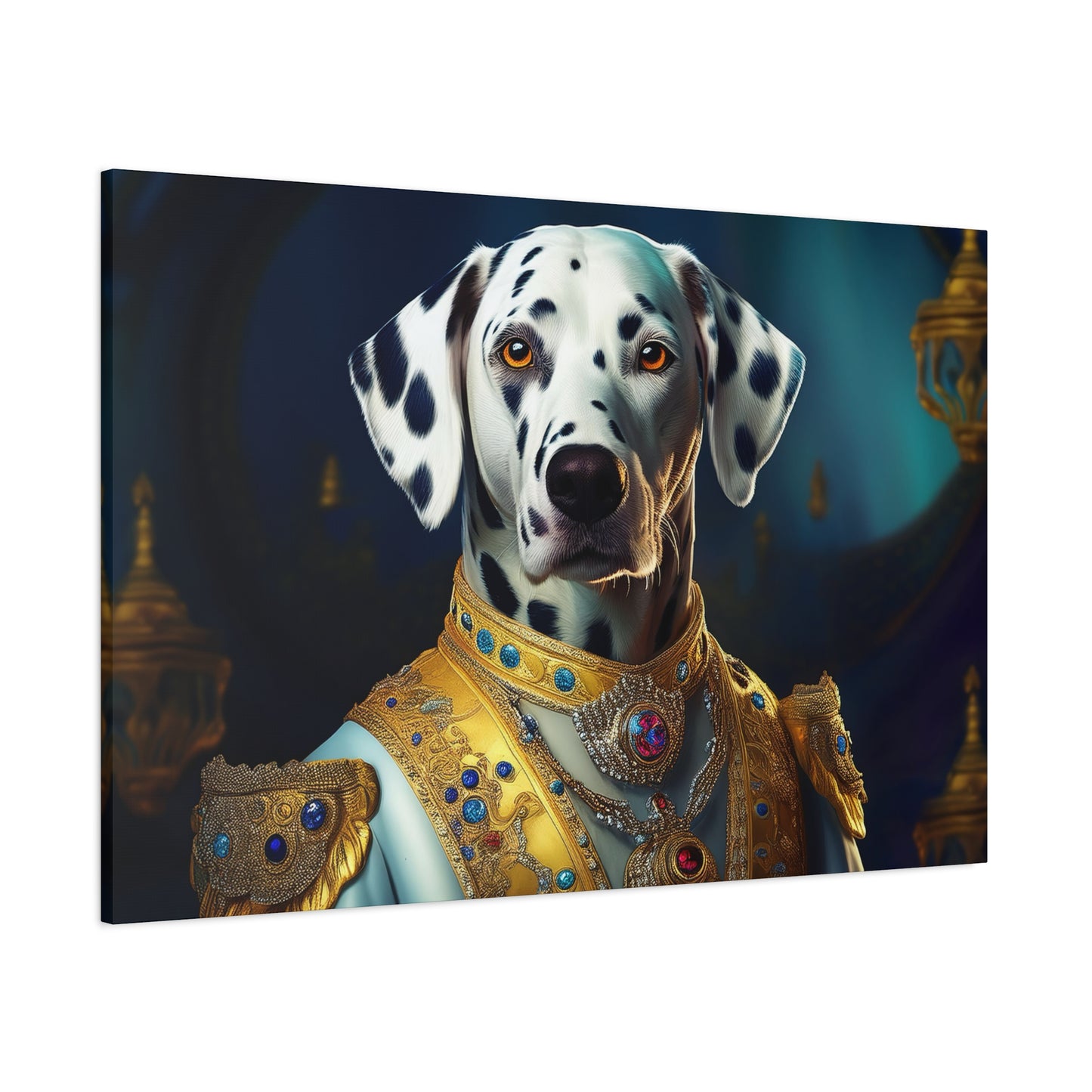 Dalmation Renaissance Pet Portrait Canvas | Wall art | Wall print | Dog art