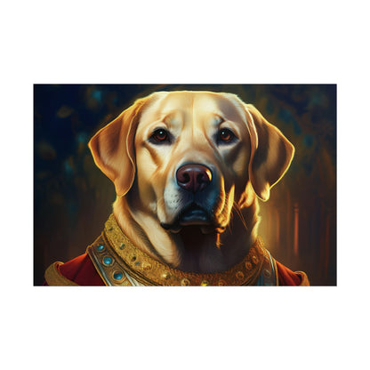 Labrador Retriever Renaissance Pet Portrait Art Print, Wall Decor Gift, Animal Lover Home Decor, Dog Wall Art