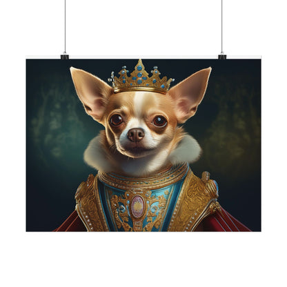 Chihuahua Dog Renaissance Pet Portrait Print | Wall print | Wall art