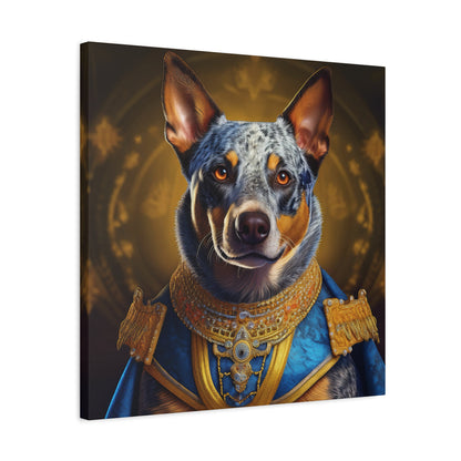 Australian Cattle Dog Renaissance Pet Portrait on Canvas | wall art |  wall print