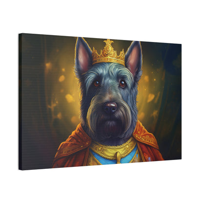 Scottish Terrier Renaissance Pet Portrait on Canvas | Wall art, wall print, dog portrait, dog art