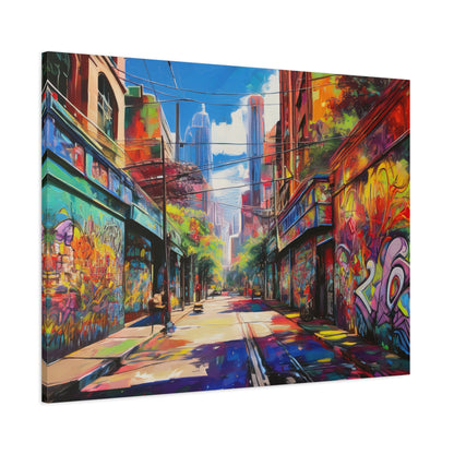 Melbourne Street Graffiti Australia on Canvas | Style 2 | Wall Art | Wall Print