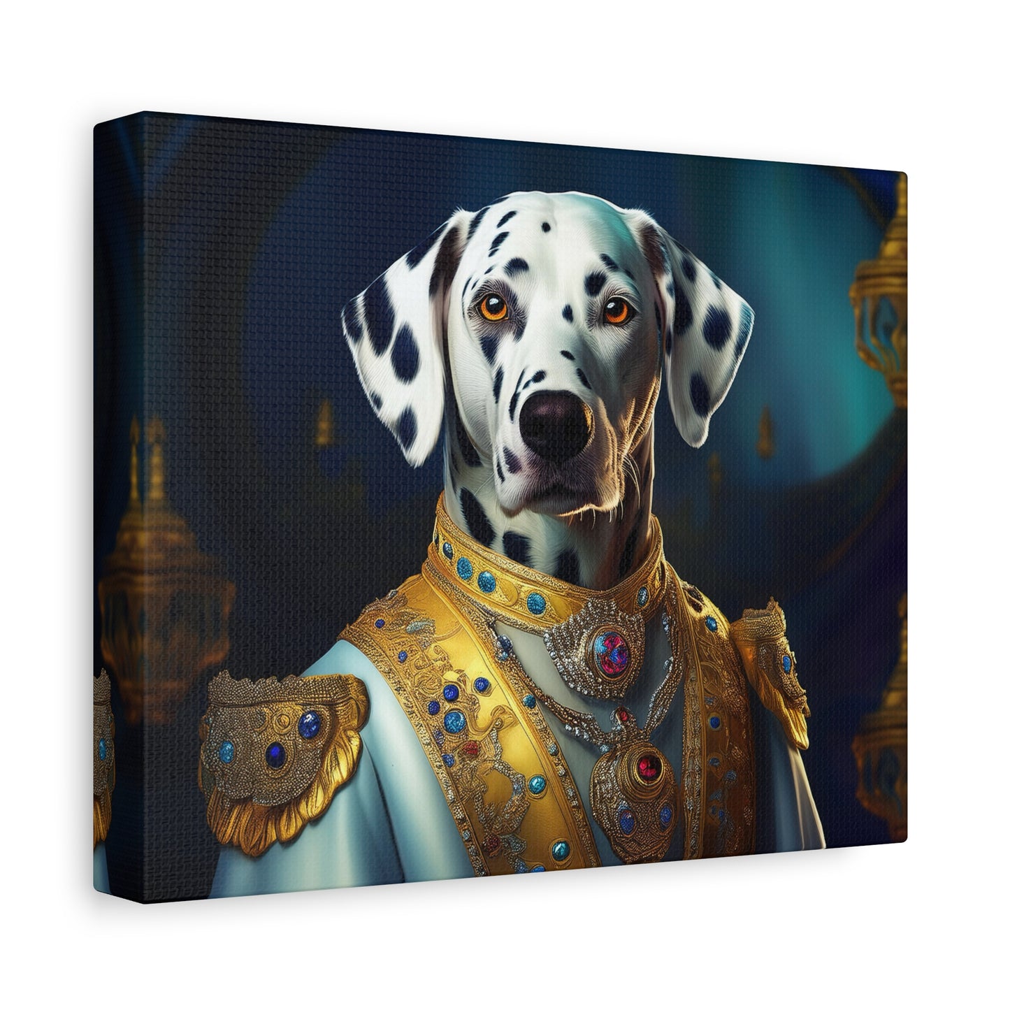 Dalmation Renaissance Pet Portrait Canvas | Wall art | Wall print | Dog art