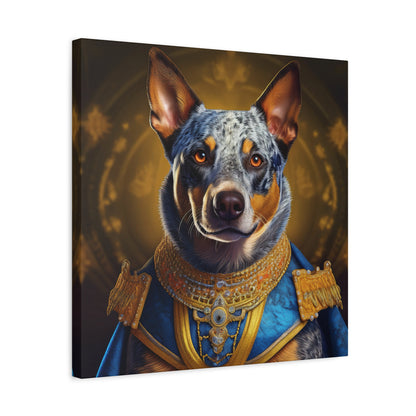 Australian Cattle Dog Renaissance Pet Portrait on Canvas | wall art |  wall print