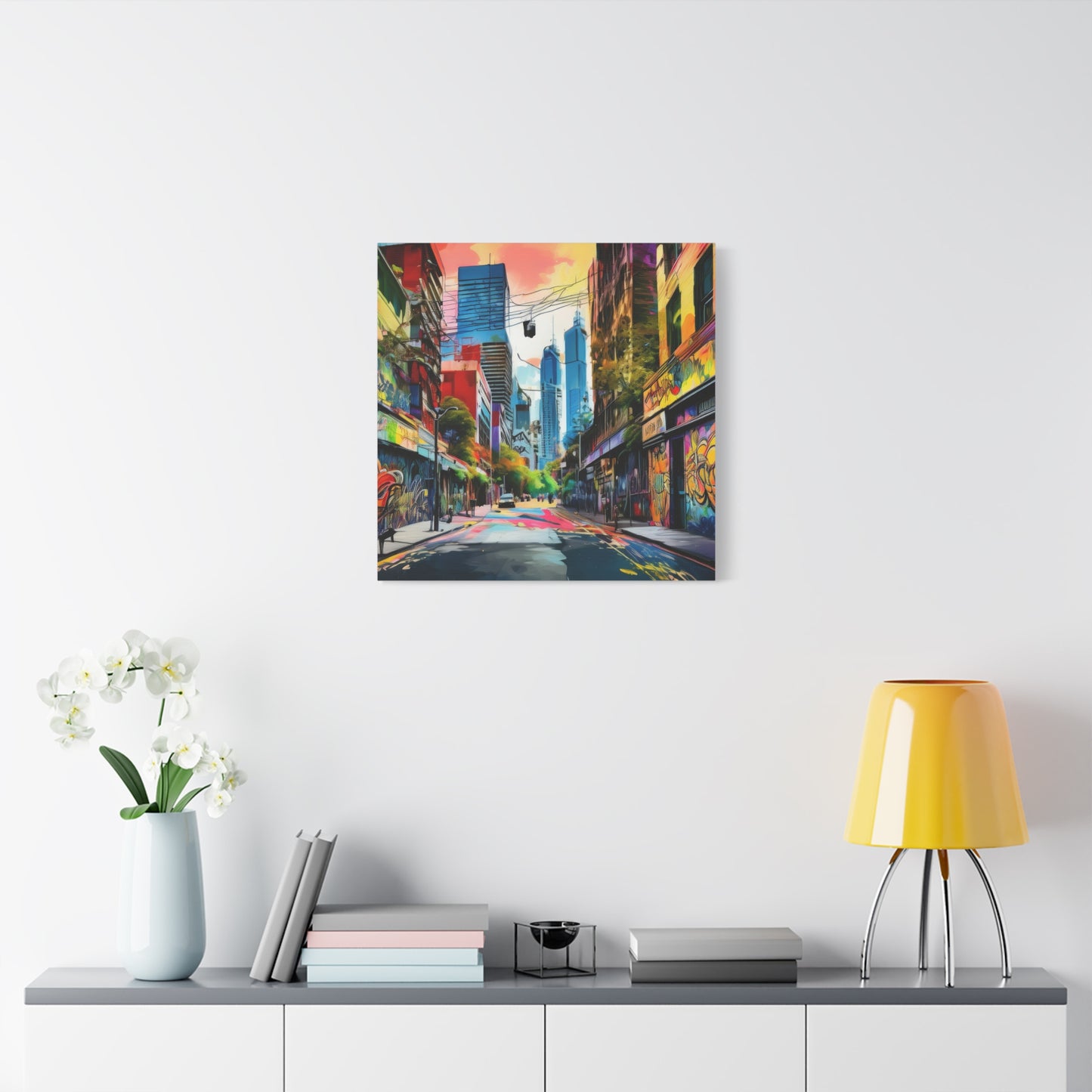 Melbourne Street Graffiti Australia Canvas Art | Style 1 | Wall Art | Wall Print