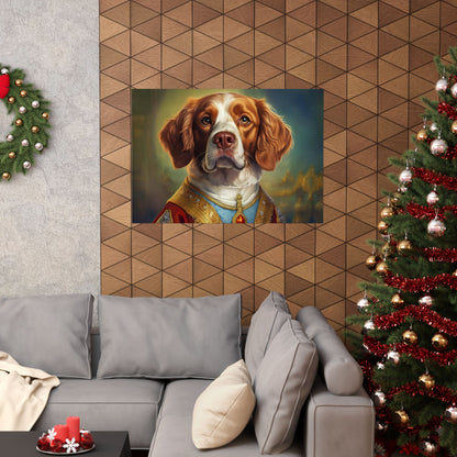 Brittany Dog Renaissance Pet Portrait Print, Brittany Art Print, Wall Decor Gift, Animal Lover, Dog Wall Art, wall print, wall art