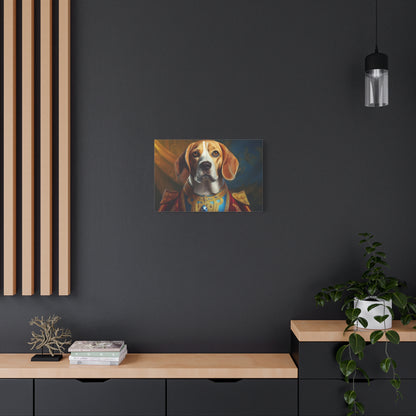 Beagle Renaissance Pet Dog Portrait  - Canvas, wall art, wall print, dog portrait, dog art