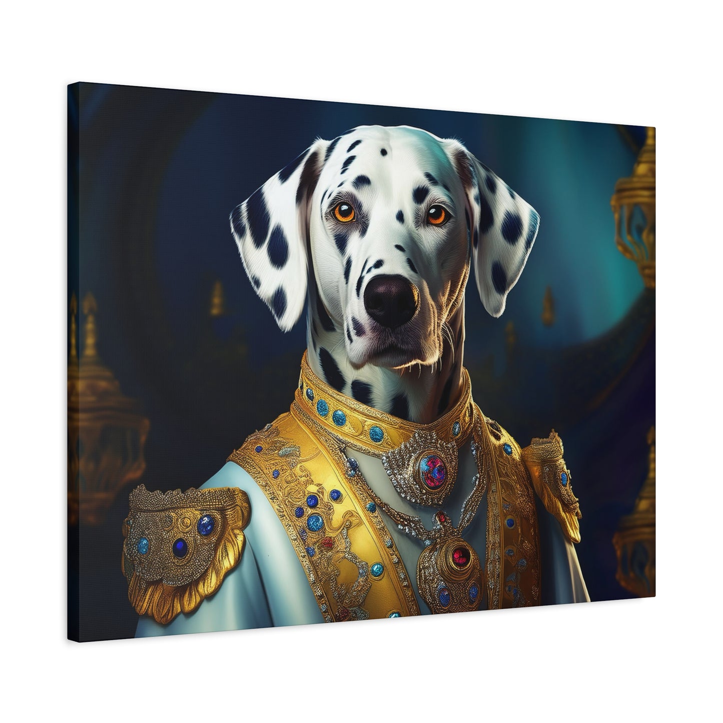 Dalmation Renaissance Pet Portrait Canvas | Wall art | Wall print | Dog art