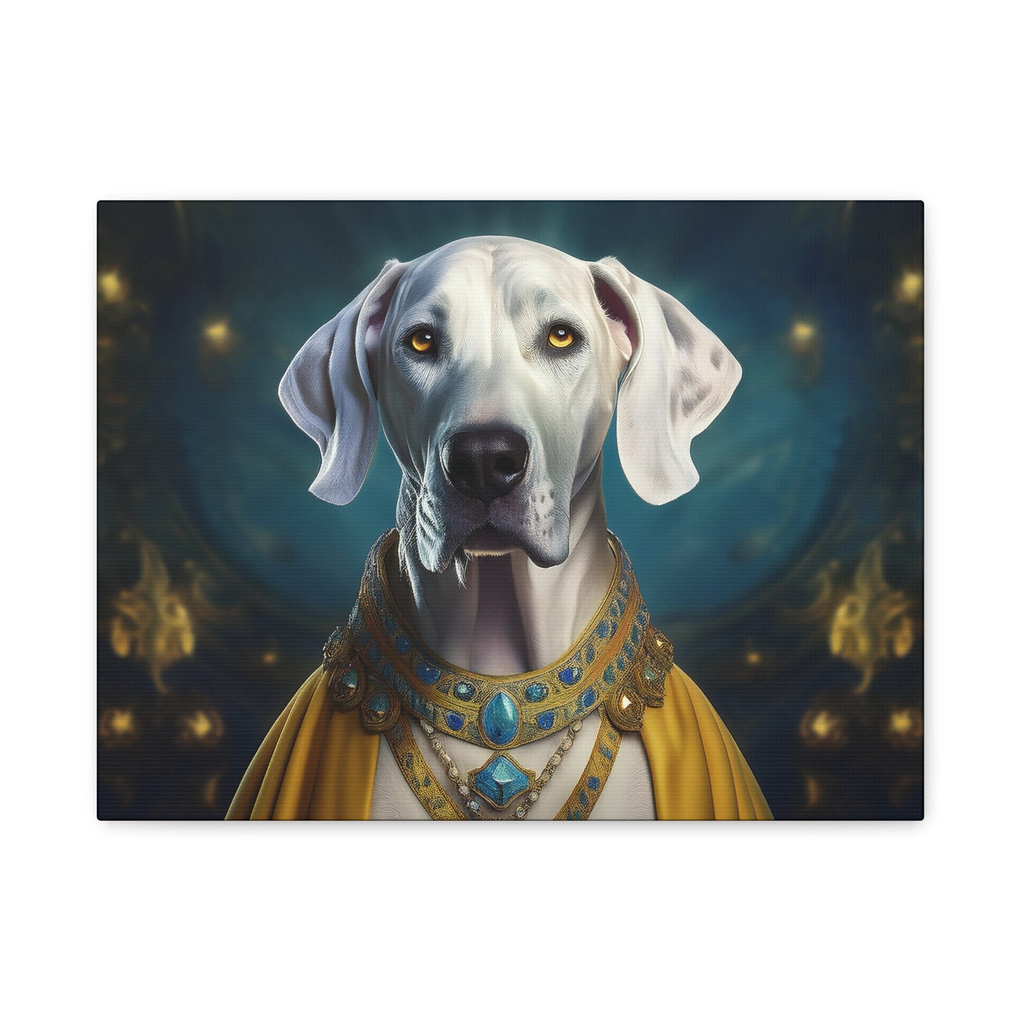Great Dane Pet Portrait Renaissance - Canvas, wall art, wall print, dog portrait, dog art