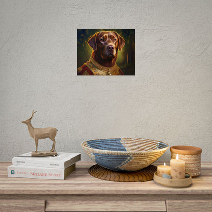 Chesapeake Bay Retriever Dog Renaissance Pet Portrait Print, Animal Lover print, Dog Wall Art, wall print, wall art