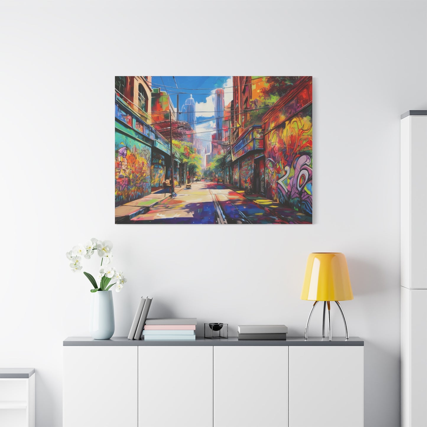 Melbourne Street Graffiti Australia on Canvas | Style 2 | Wall Art | Wall Print