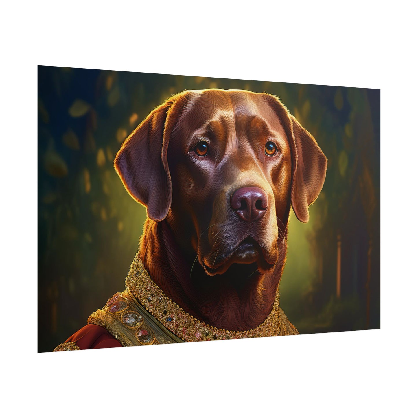 Chesapeake Bay Retriever Dog Renaissance Pet Portrait Print, Animal Lover print, Dog Wall Art, wall print, wall art