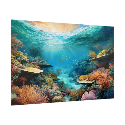 Great Barrier Reef  Australia Coastal Print | Style 2 | Wall Art | Wall Print
