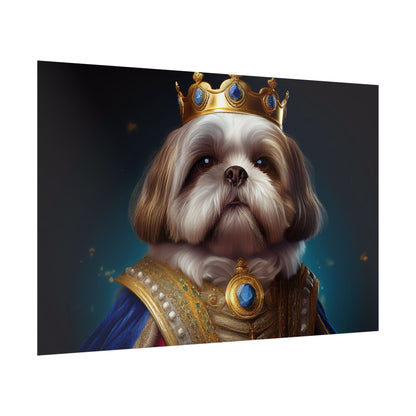 Shih Tzu Renaissance Pet Portrait Print | Dog Lover Wall Art | Dog Memorial Gift | Wall Art | Wall Print