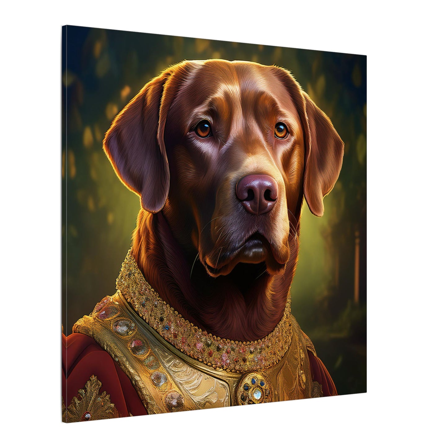 Chesapeake Bay Retriever Renaissance Pet Portrait - Canvas | Wall Art | Wall Print | Dog Art