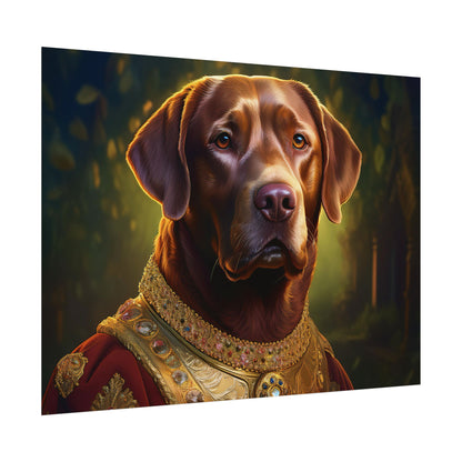 Chesapeake Bay Retriever Dog Renaissance Pet Portrait Print, Animal Lover print, Dog Wall Art, wall print, wall art