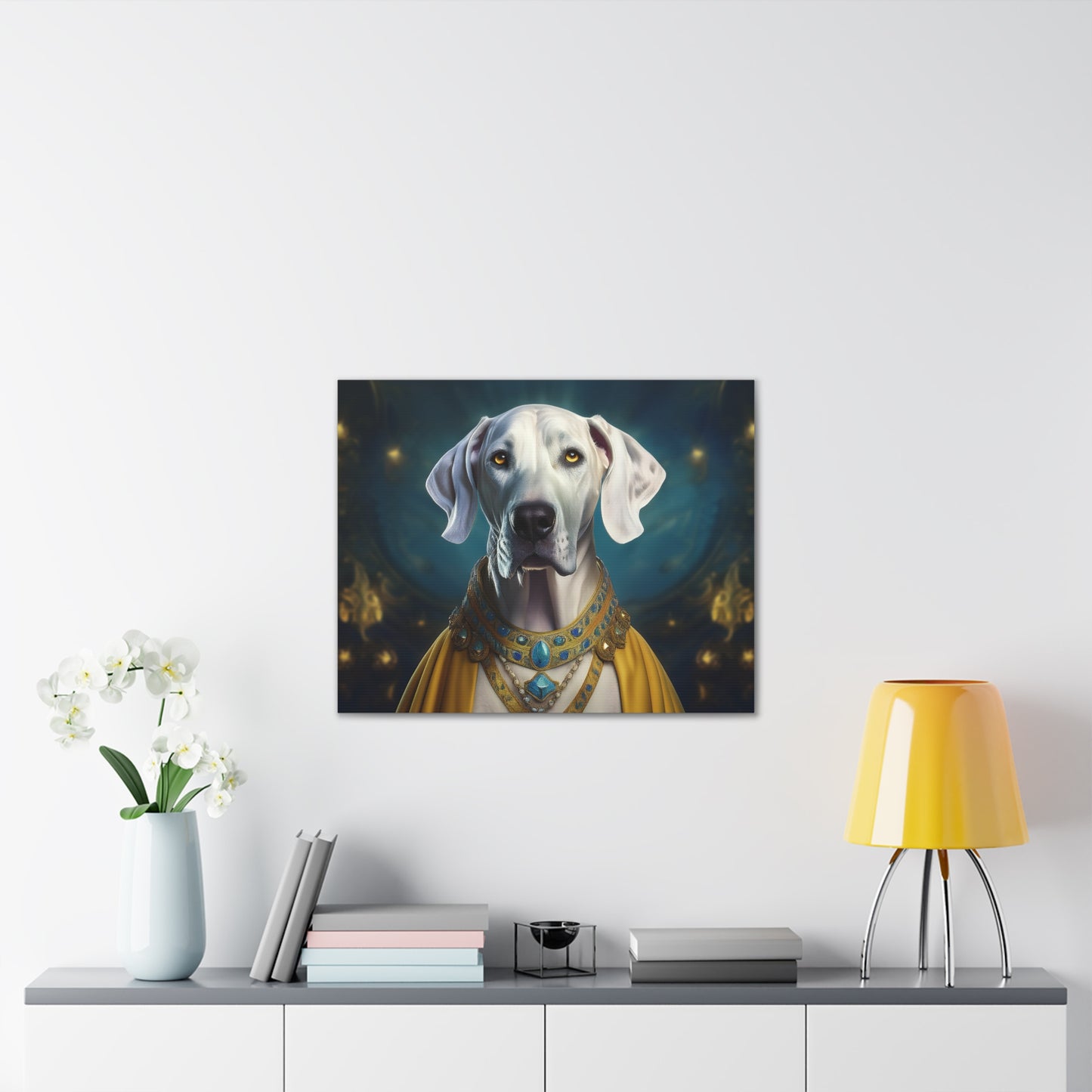 Great Dane Renaissance Pet Portrait  - Canvas, wall art, wall print, dog portrait, dog art