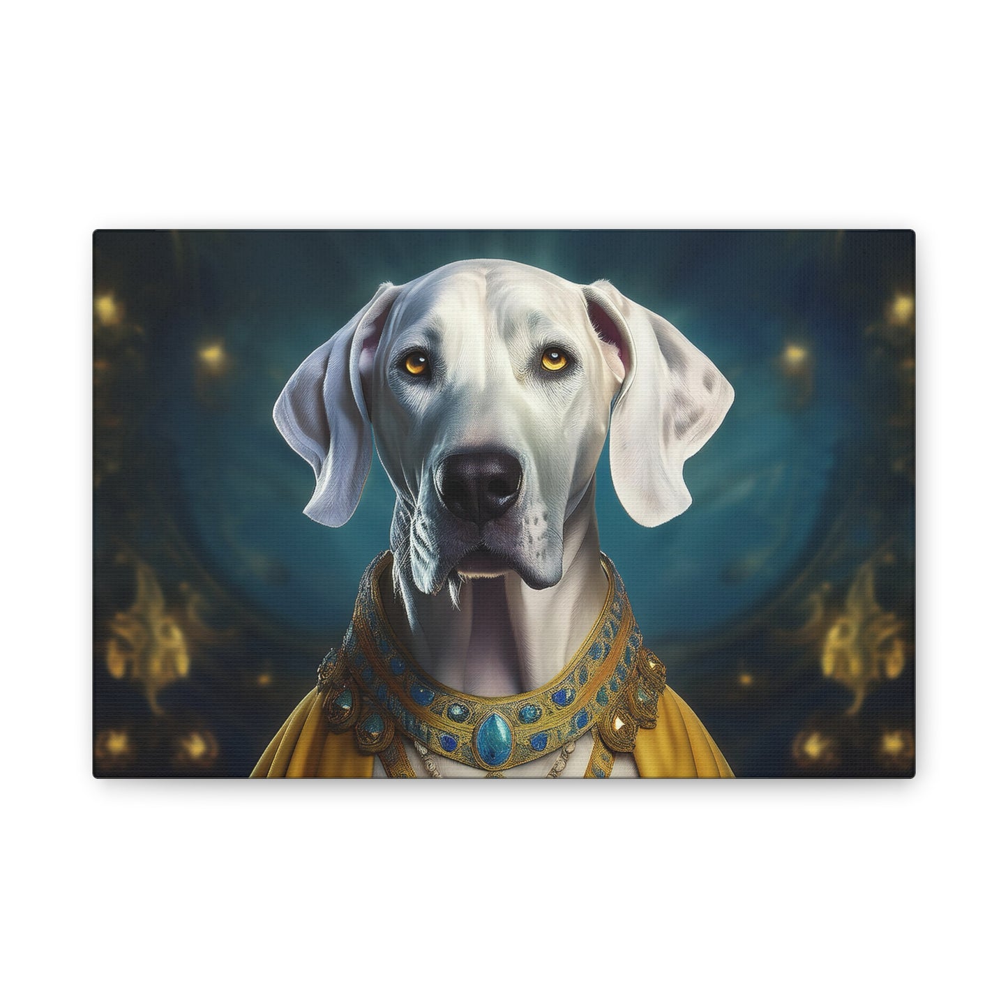Great Dane Renaissance Pet Portrait  - Canvas, wall art, wall print, dog portrait, dog art