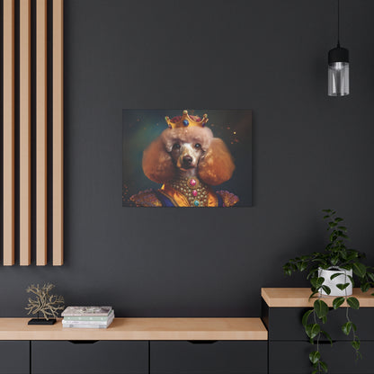 Poodle Pet Dog Renaissance Portrait on Canvas | Wall art | wall print