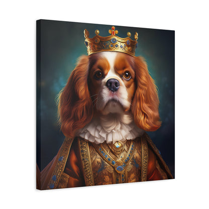 Cavalier King Charles Spaniel Renaissance Pet Portrait on Canvas | Wall art | wall print