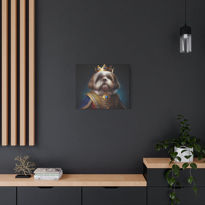 Shih Tzu Renaissance Pet Portrait on Canvas | wall art, wall print, dog portrait, dog art