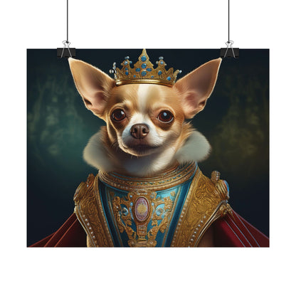 Chihuahua Dog Renaissance Pet Portrait Print | Wall print | Wall art