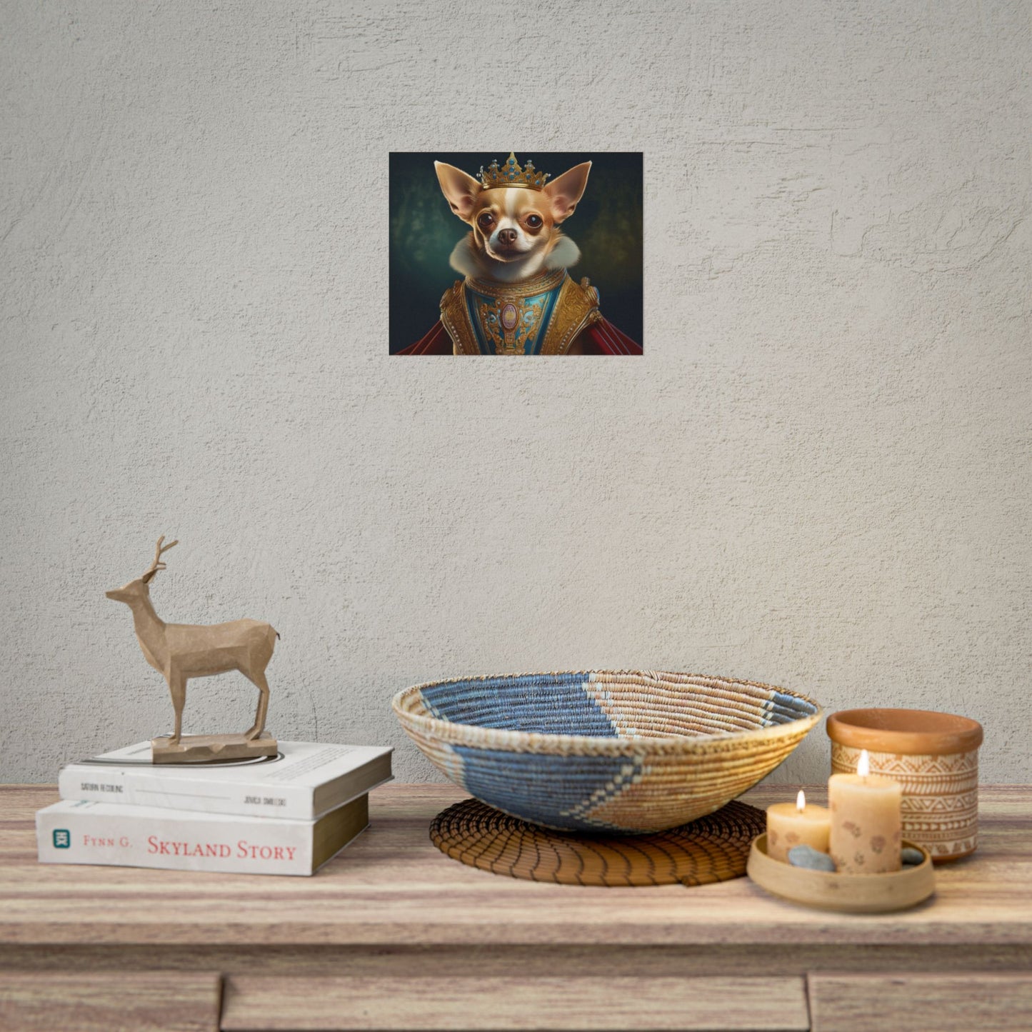 Chihuahua Dog Renaissance Pet Portrait Print | Wall print | Wall art