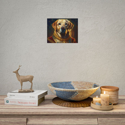 Labrador Retriever Renaissance Pet Portrait Art Print, Wall Decor Gift, Animal Lover Home Decor, Dog Wall Art