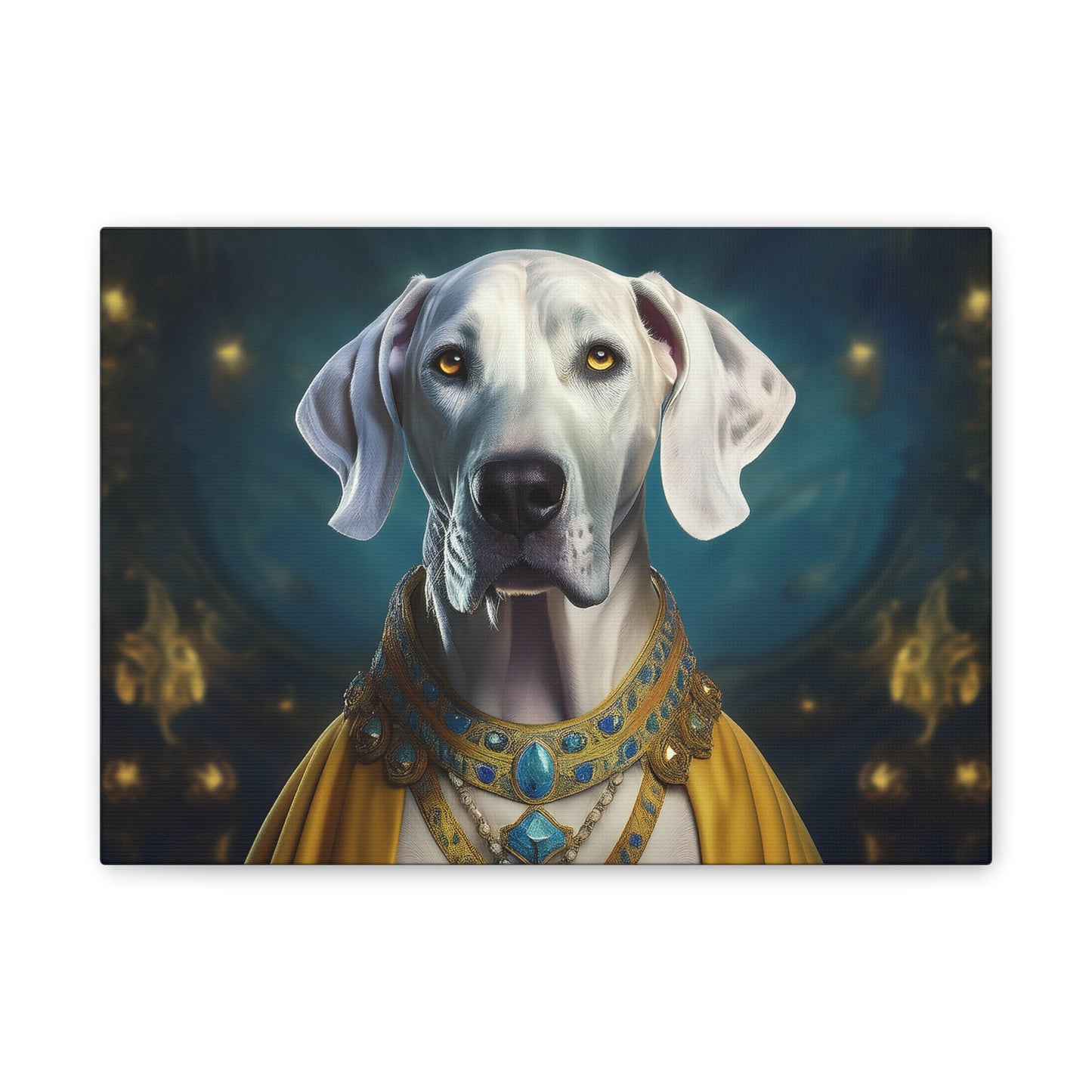 Great Dane Renaissance Pet Portrait  - Canvas, wall art, wall print, dog portrait, dog art
