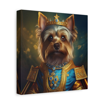 Yorkshire Terrier Renaissance Pet Portrait on Canvas | Wall Art | Wall Print | Dog Art