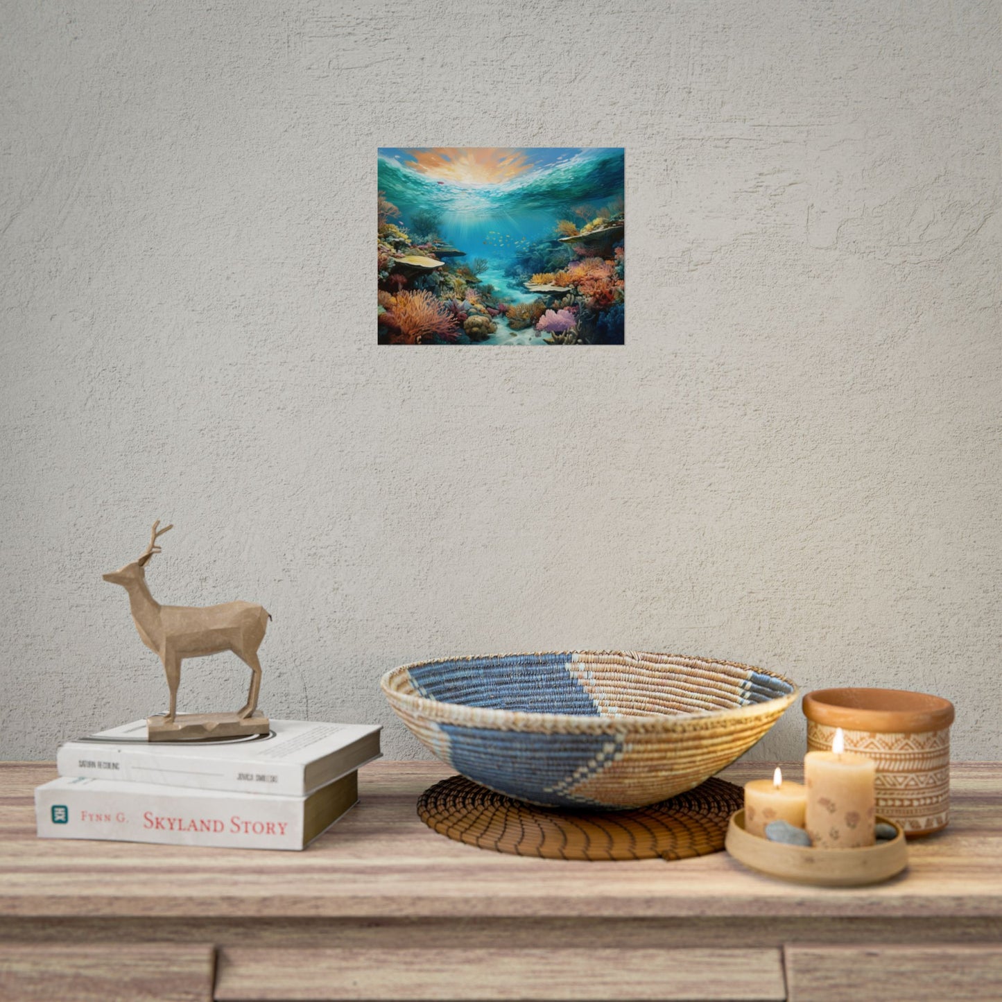 Great Barrier Reef  Australia Coastal Print | Style 2 | Wall Art | Wall Print