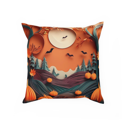 Halloween Spooky Pumpkin Patch Seasonal Cushion
