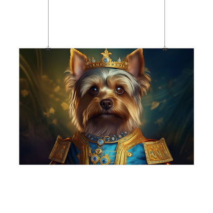 Yorkshire Terrier Dog Renaissance Pet Portrait Print | Wall Art | Wall Print | Dog Art