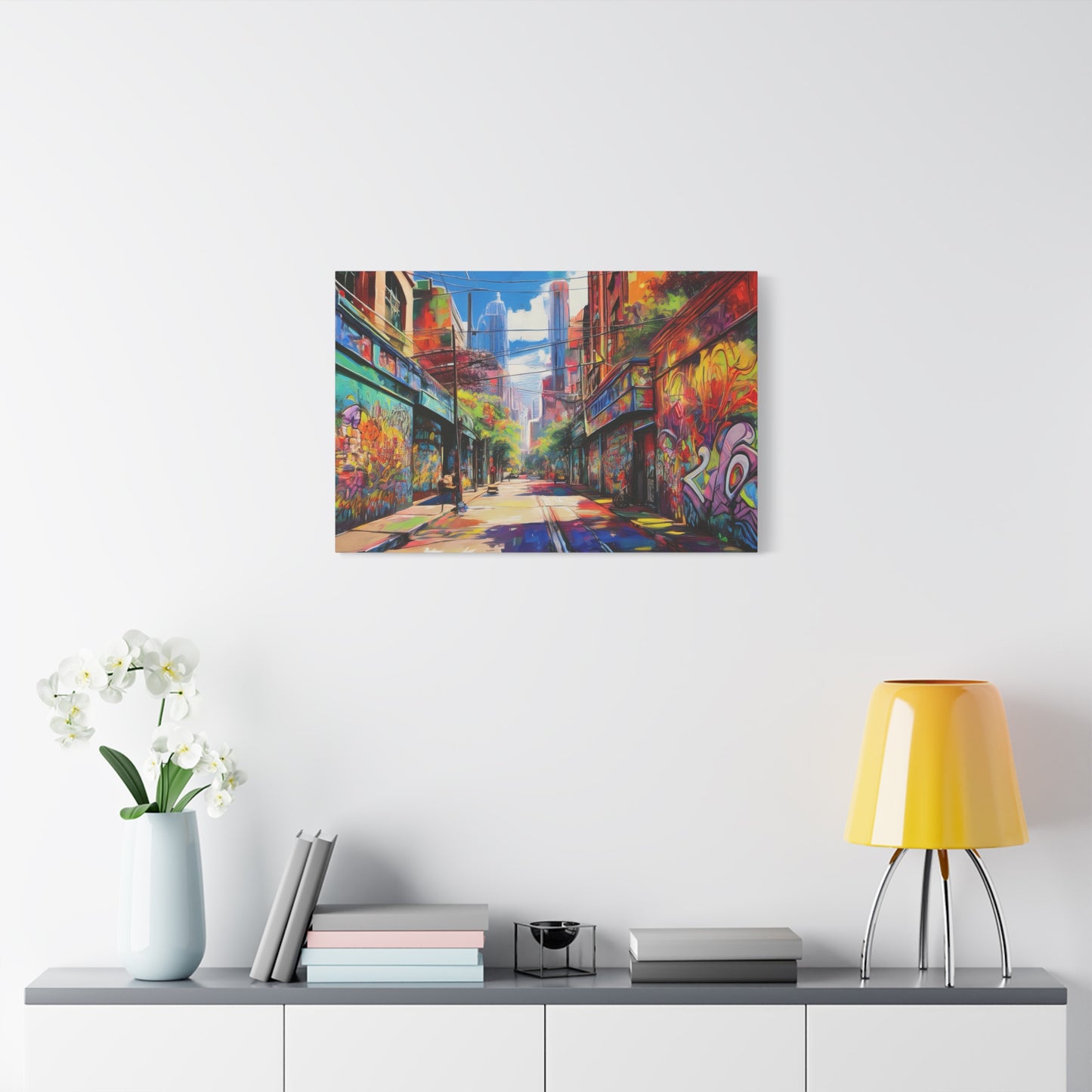 Melbourne Street Graffiti Australia on Canvas | Style 2 | Wall Art | Wall Print