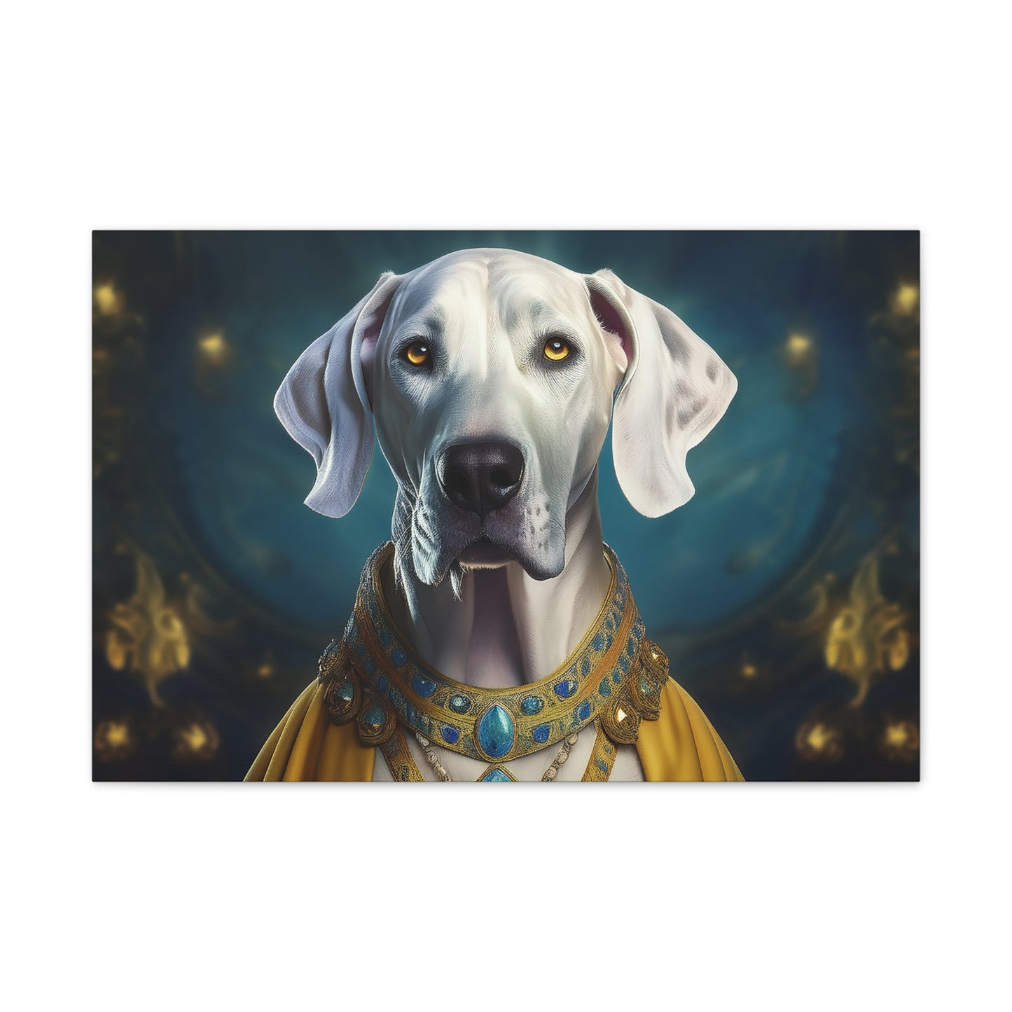 Great Dane Renaissance Pet Portrait  - Canvas, wall art, wall print, dog portrait, dog art