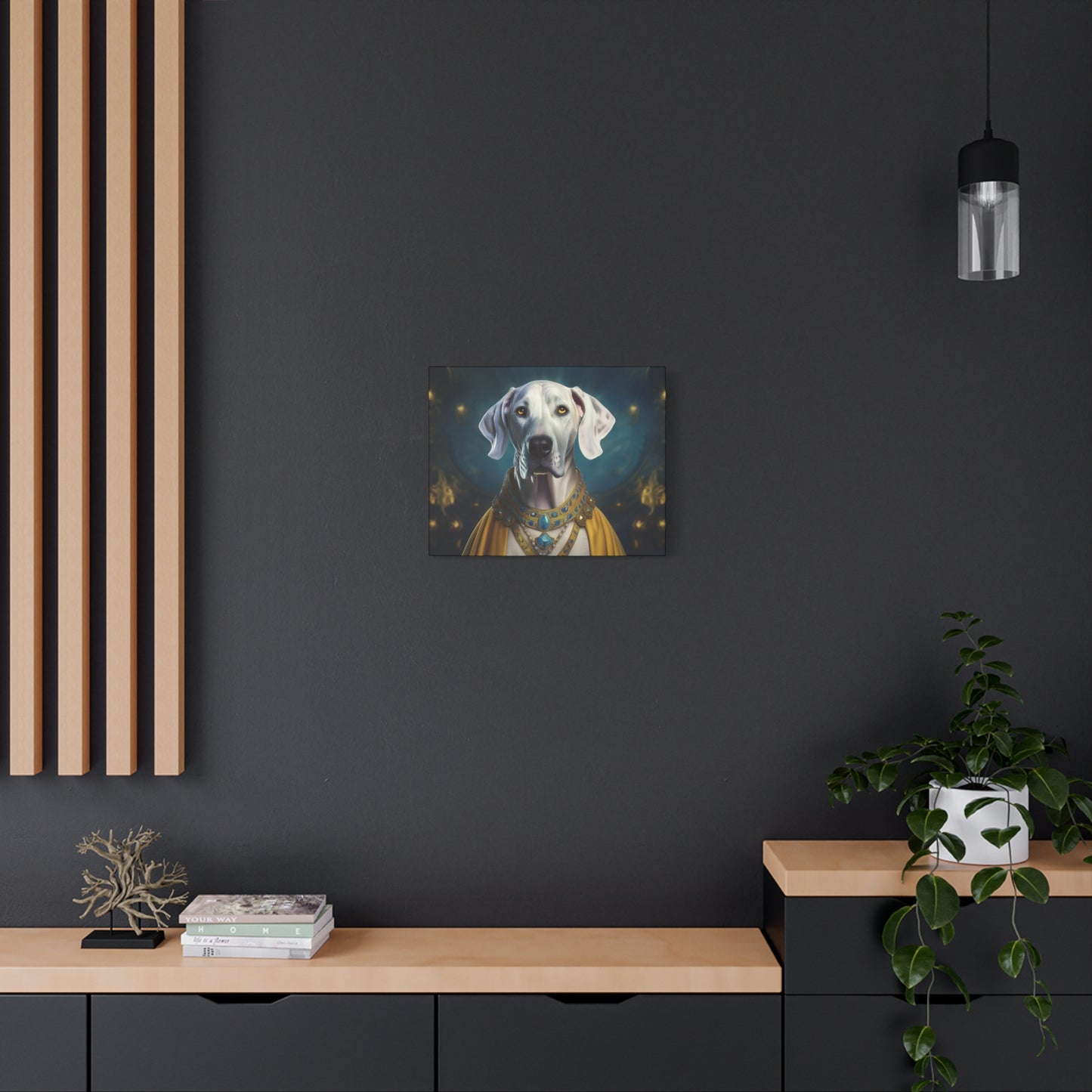 Great Dane Pet Portrait Renaissance - Canvas, wall art, wall print, dog portrait, dog art