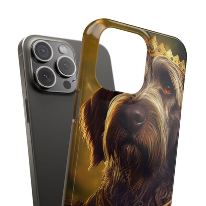 Wirehaired Pointing Griffon Renassaince Dog Portrait Slim Phone Case