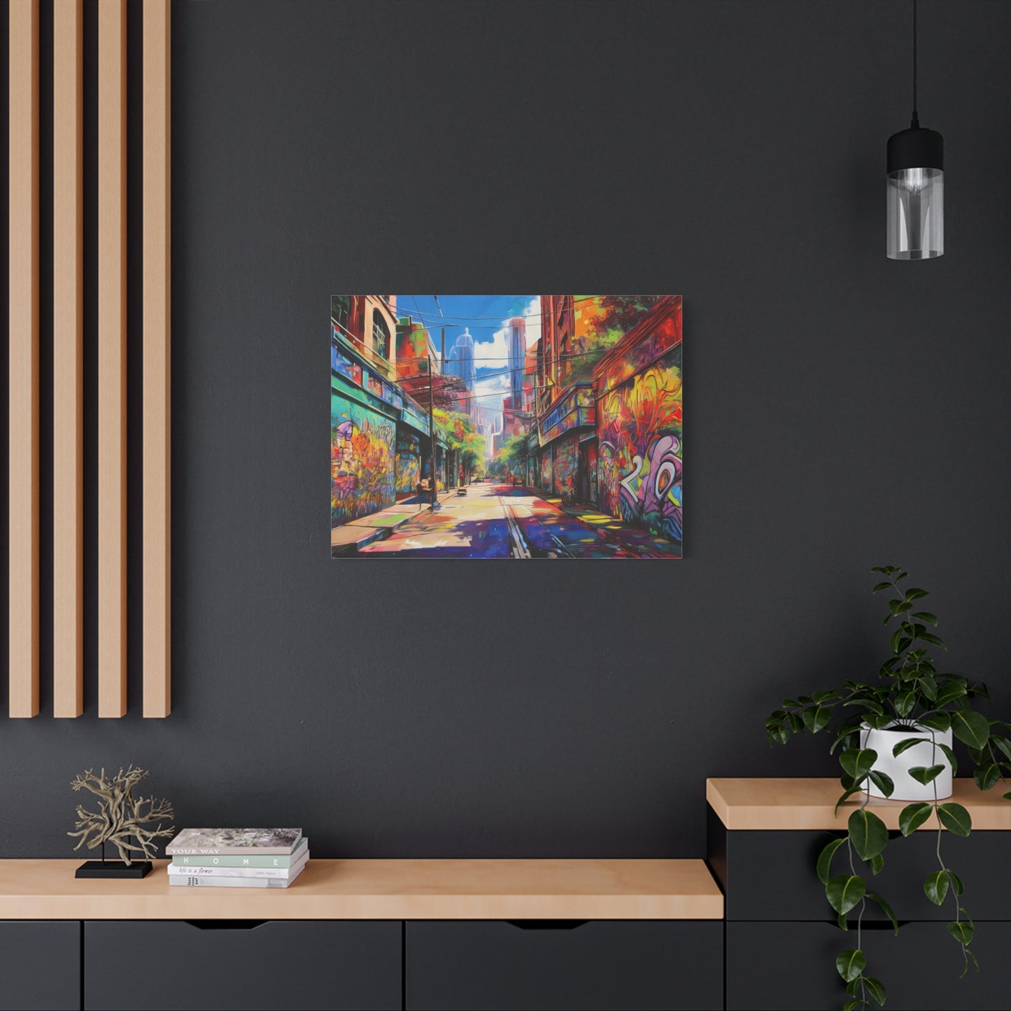 Melbourne Street Graffiti Australia on Canvas | Style 2 | Wall Art | Wall Print