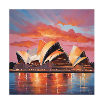 Sydney Opera House Australia Painting Print | Wall Art | Wall Print